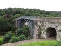 The Iron Bridge Telford Shropshire UK Royalty Free Stock Photo